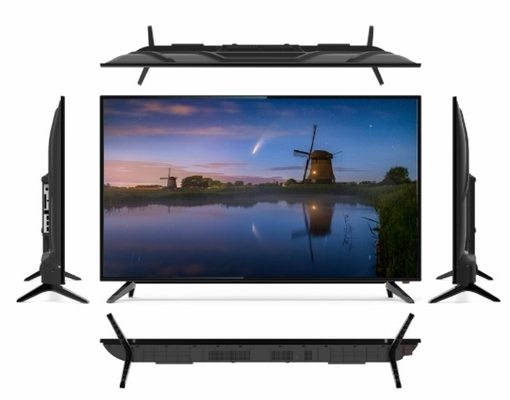 주문 템퍼드 글래스 75인치 안드로이드 TV 얇은 베젤 UHD 스마트 TV 플라스틱 가구 online manufacture