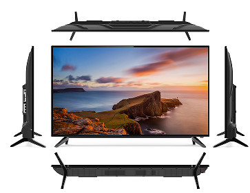40 인치 일반 LED TV DTV 템퍼드 글래스 멀티미디어 재생으로 쉬운 조작