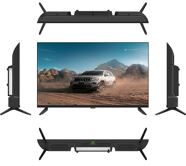 리모컨 스마트 LED TV 40 인치 블루투스 기능과 함께 초 좁은 베젤