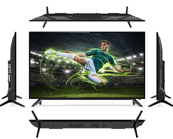 멀티 미디어 55 인치 스마트 LED TV 지능형 색상 조정 4K 와이파이