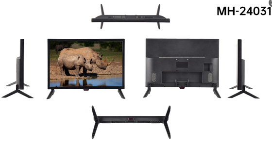 원격 제어 24 인치 LED TV DC 12V 멀티 미디어 호텔 소형 TV