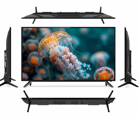 가열된 유리 75 인치 LED TV 4K 플래스틱 하우징과 함께 초 좁은 베젤