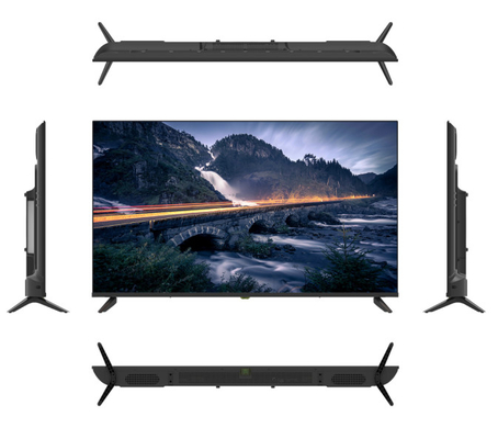 표준 프레임 85 인치 QLED TV 지능 색상 조정 8K 안드로이드 TV 블랙