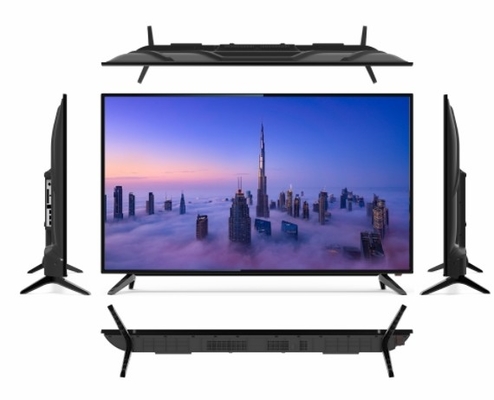 가열된 유리 50인치 스마트 TV 4K 프레임 없는 경계 LED 화면